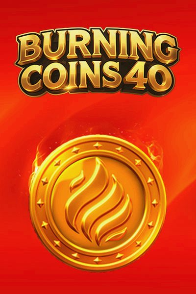Vizuál automatu Burning Coins 40 v herně